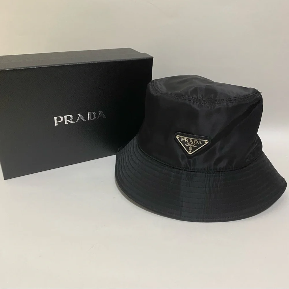 Prada Black Bucket Hat - Picture 4 of 7